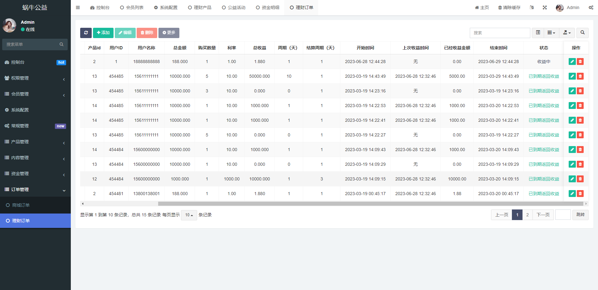 图片[17]-新版公益投资系统/扶贫投资理财/爱心捐赠/三级分销 - 琪琪源码网-琪琪源码网